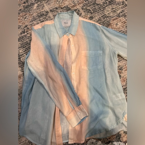 RAILS Charli Shirt In Sunset. A8 - Picture 3 of 5